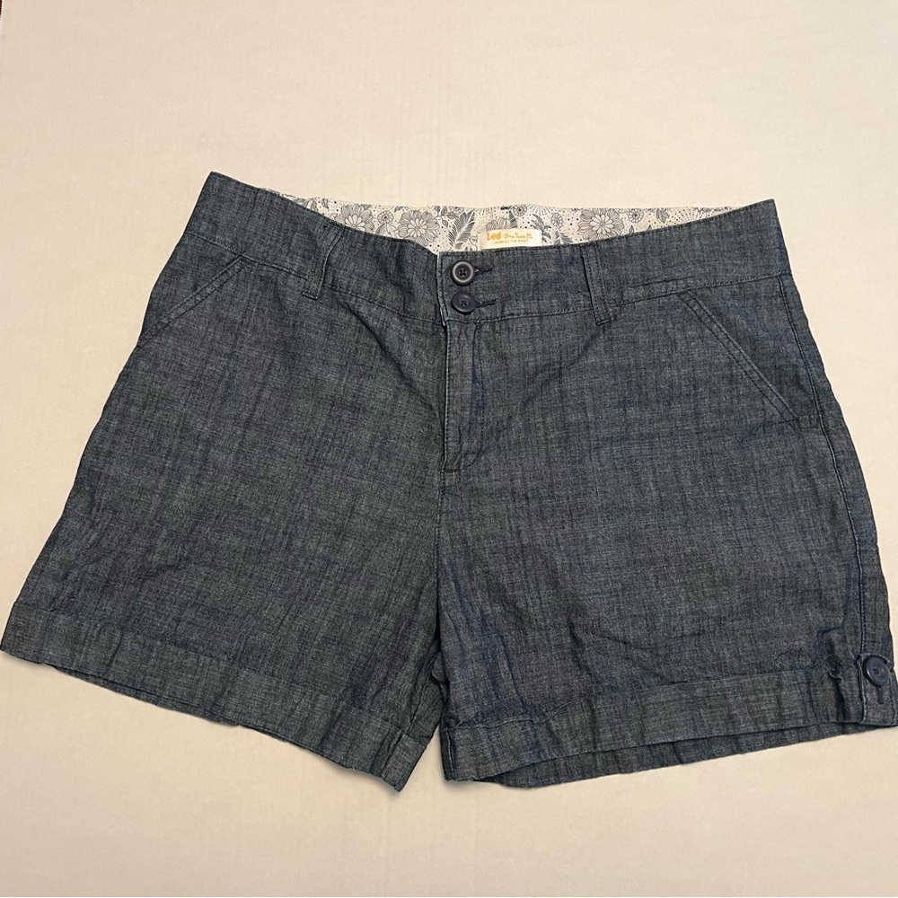 Chambray blue shorts 18W (1011)
